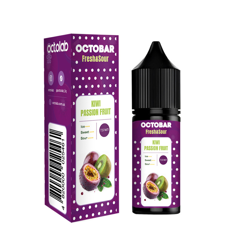 Набір Octobar Fresh Sour Kiwi Passionfruit, 15 мл