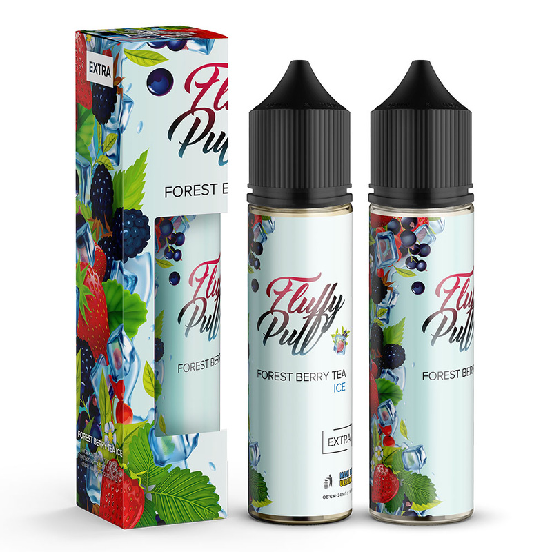 Набір Fluffy Puff Salt Forest Berry Tea Ice, 60 мл