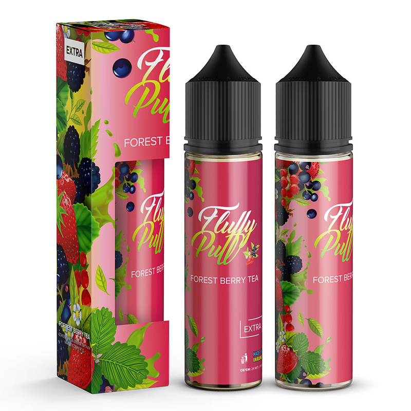 Набір Fluffy Puff Salt Forest Berry Tea, 60 мл