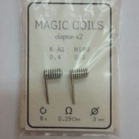 Magic Coils Fused Clapton (преднамотанние койли + вата) - 1