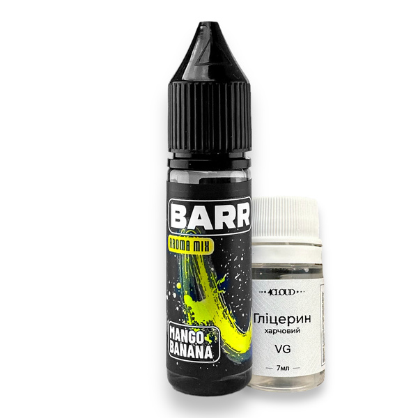 Набор 4Cloud Barr Mango Banana, 15 мл