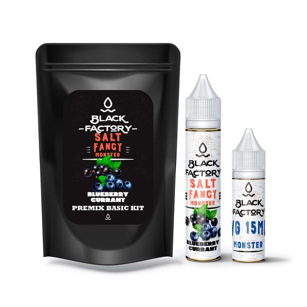 Набор Black Factory Salt Fancy Monster Blueberry Currant, 30 мл