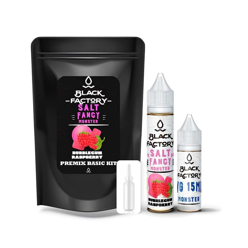 Набір Black Factory Salt Fancy Monster Bubblegum Raspberry, 30 мл