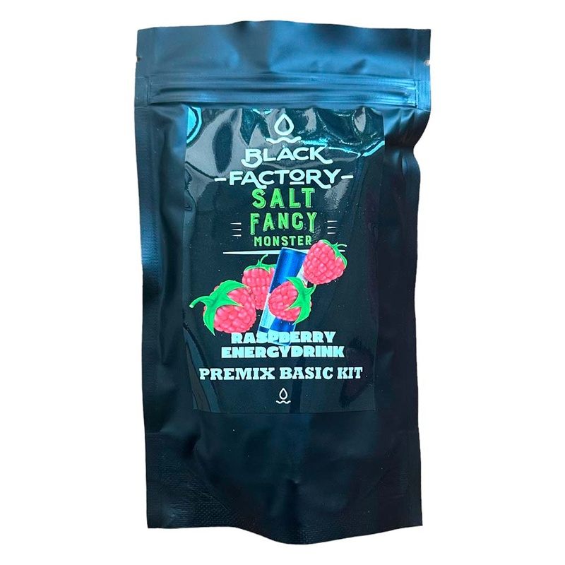 Набір Black Factory Salt Fancy Monster Raspberry Energy Drink, 30 мл - 1
