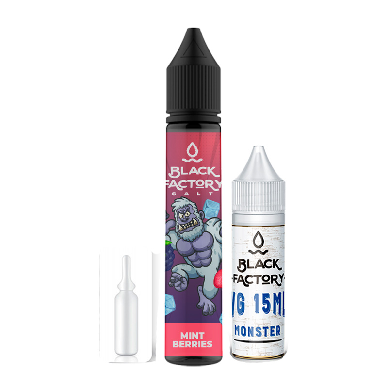Набір Black Factory Salt Mixes Mint Berry, 30 мл