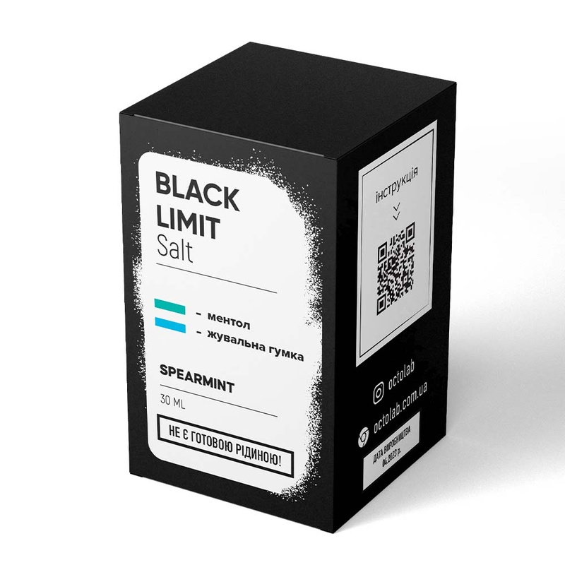 Набір Black Limit Salt Spearmint, 30 мл