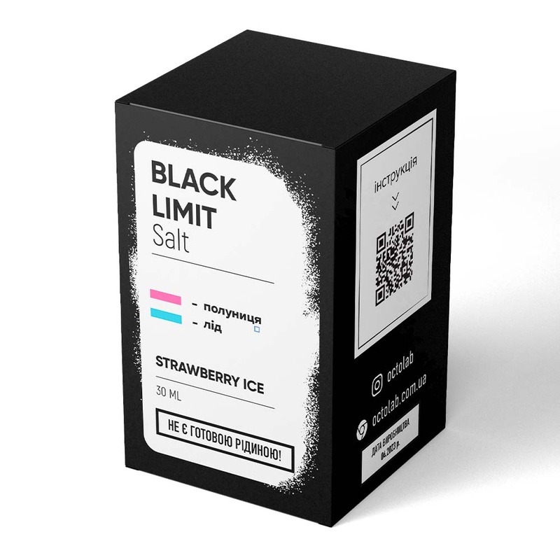 Набор Black Limit Strawberry Ice, 30 мл