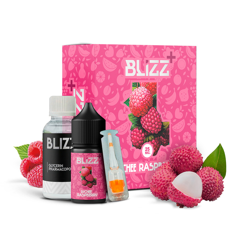 Набір Blizz Plus Lychee Raspberry, 30 мл