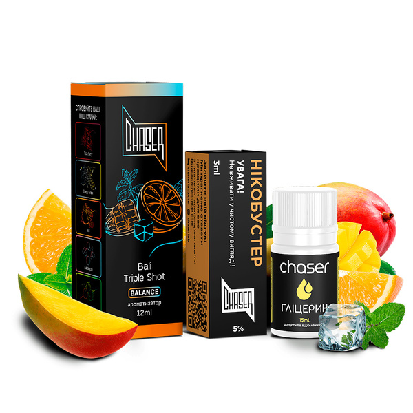 Набор Chaser Black Bali Triple Shot, 30 мл