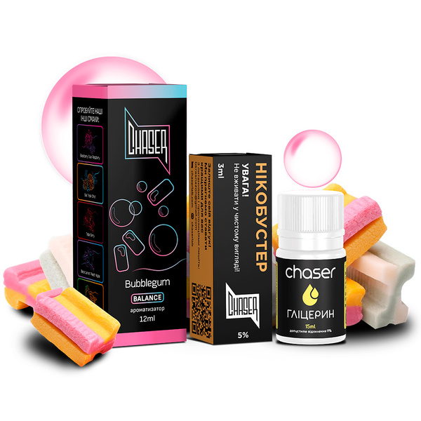 Набор Chaser Black Bubblegum, 30 мл