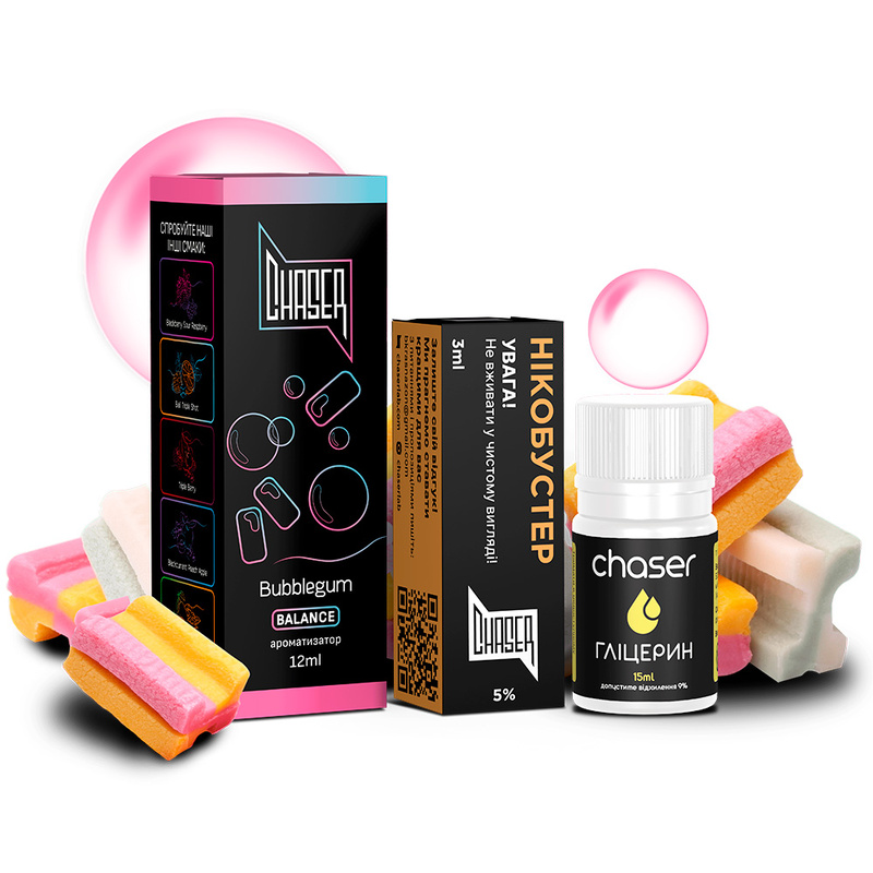 Набір Chaser Black Bubblegum, 30 мл