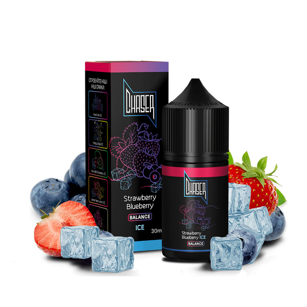 Набор Chaser Black Ice Strawberry Blueberry, 30 мл