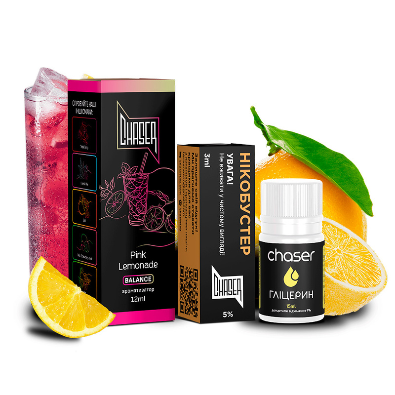 Набор Chaser Black Pink Lemonade, 30 мл