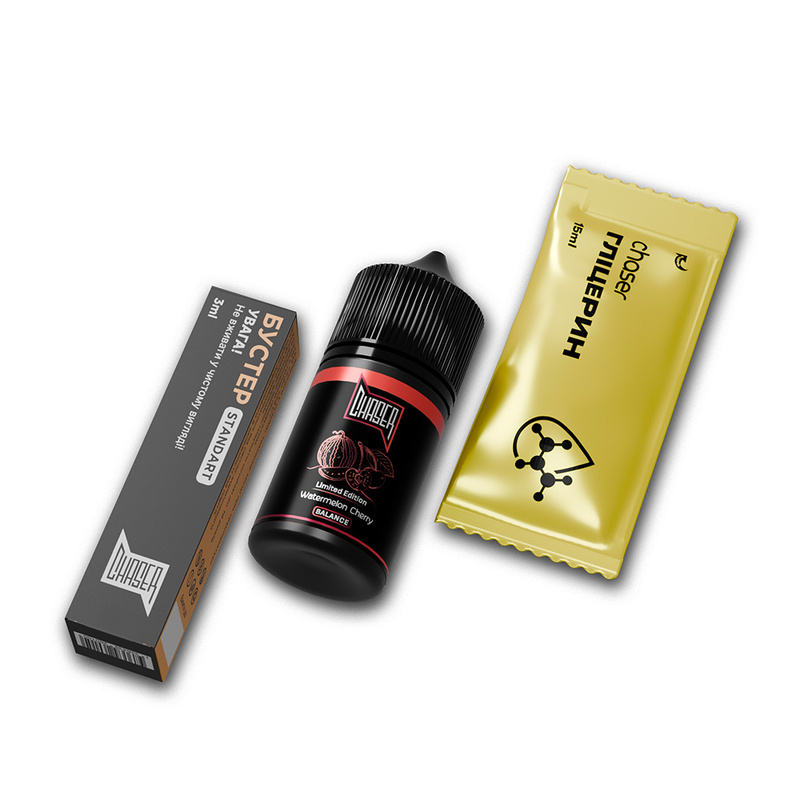 Набор Chaser Black Watermelon Cherry, 30 мл