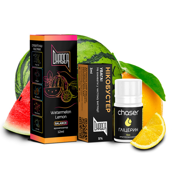 Набор Chaser Black Watermelon Lemon, 30 мл