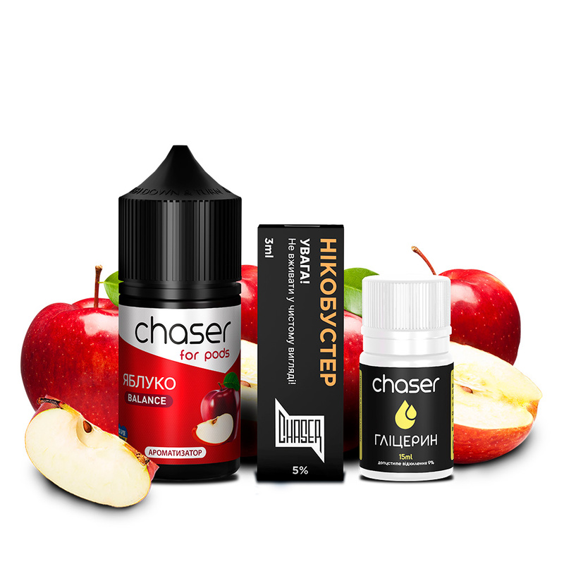 Набор Chaser For Pods Яблуко, 30 мл