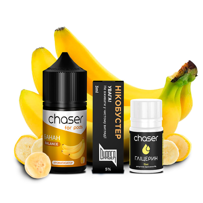 Набор Chaser For Pods Банан, 30 мл
