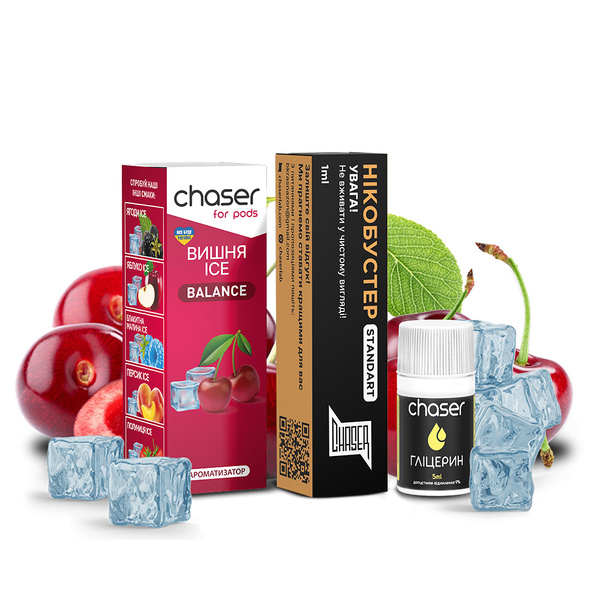 Набор Chaser For Pods Ice Вишня, 10 мл