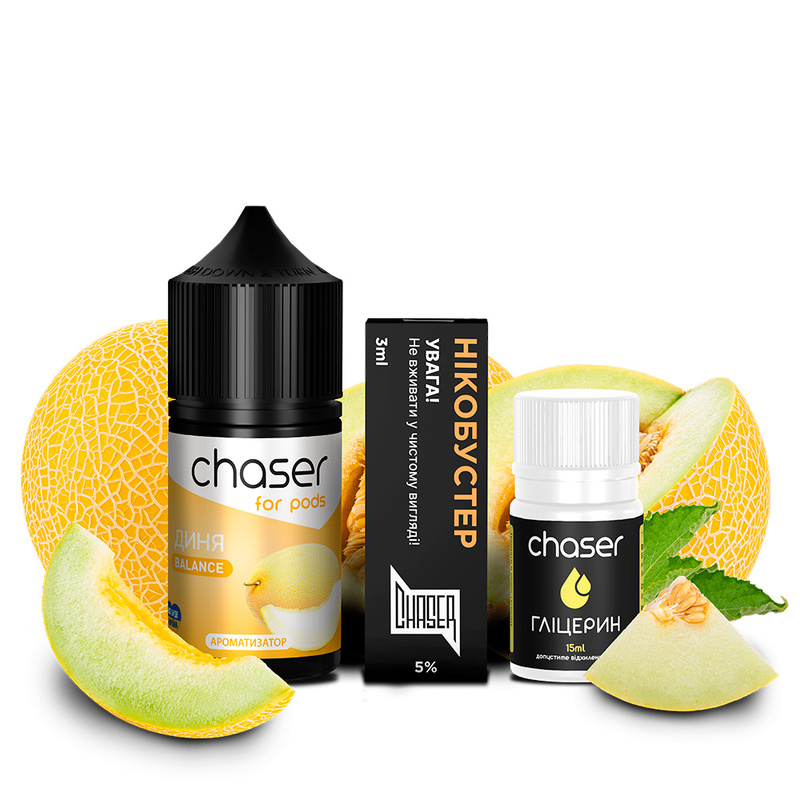 Набор Chaser For Pods Диня, 30 мл