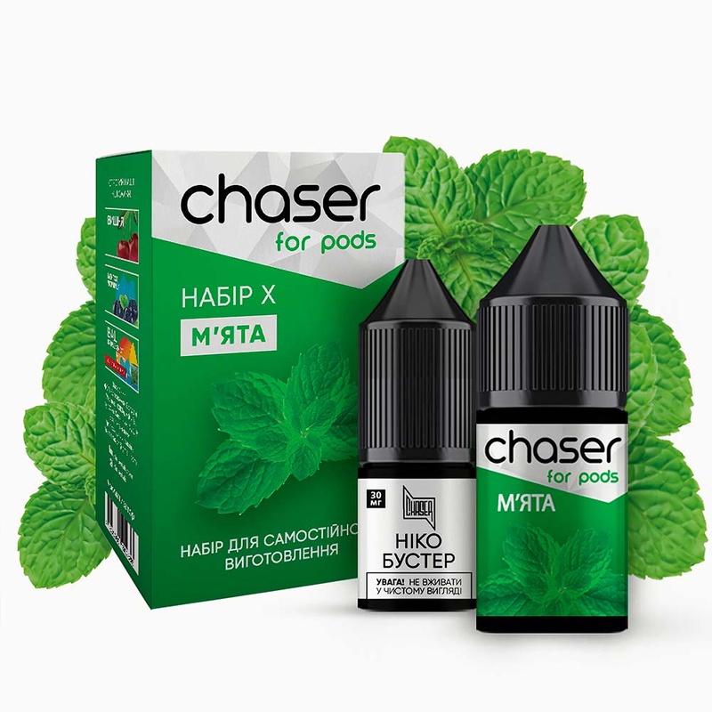 Набор Chaser For Pods Мята, 30 мл - 2