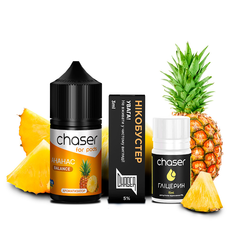 Набор Chaser For Pods Ананас, 30 мл