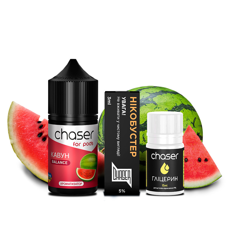 Набор Chaser For Pods Кавун, 30 мл