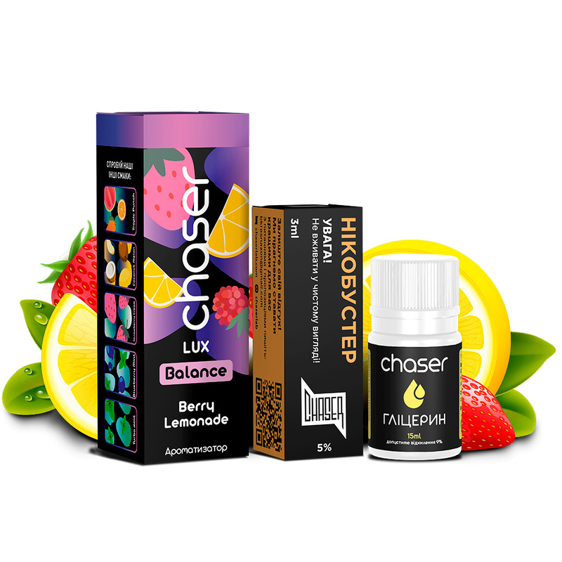 Набор Chaser LUX Berry Lemonade, 30 мл