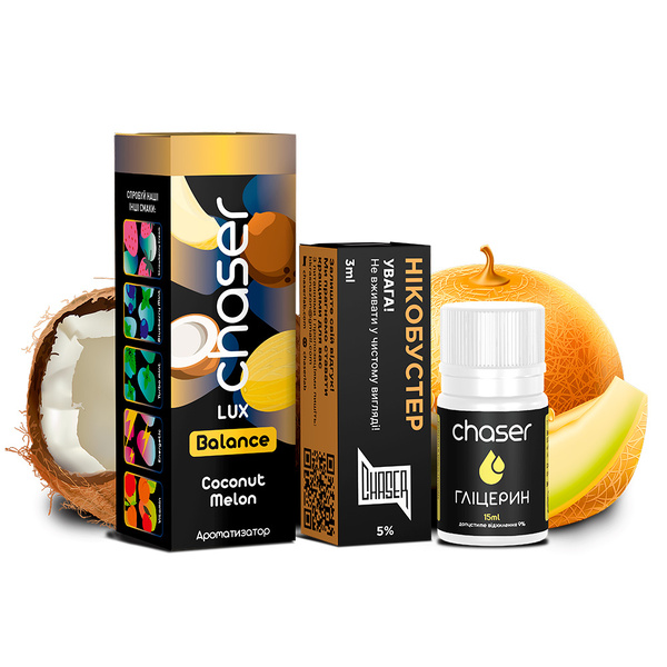 Набор Chaser LUX Coconut Melon, 30 мл