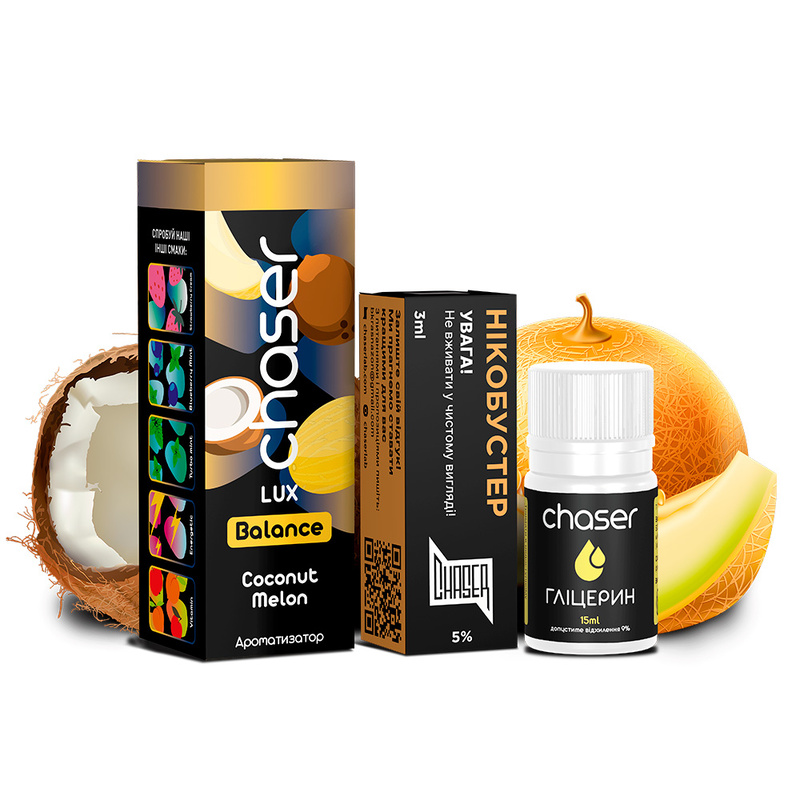 Набір Chaser LUX Coconut Melon, 30 мл