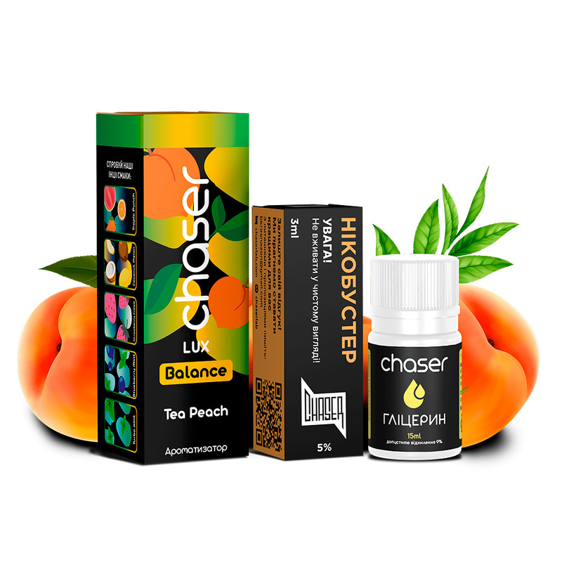 Набор Chaser LUX Peach Tea, 30 мл
