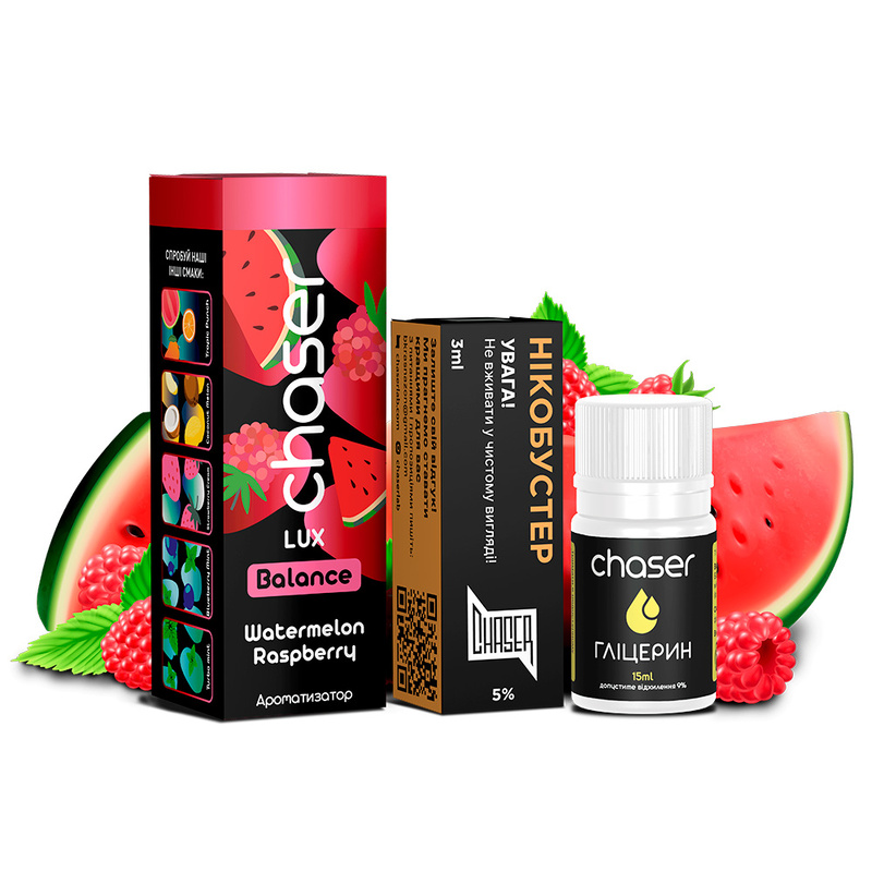 Набор Chaser LUX Watermelon Raspberry, 30 мл