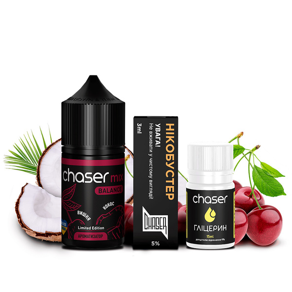 Набор Chaser Mix Кокос Вишня, 30 мл