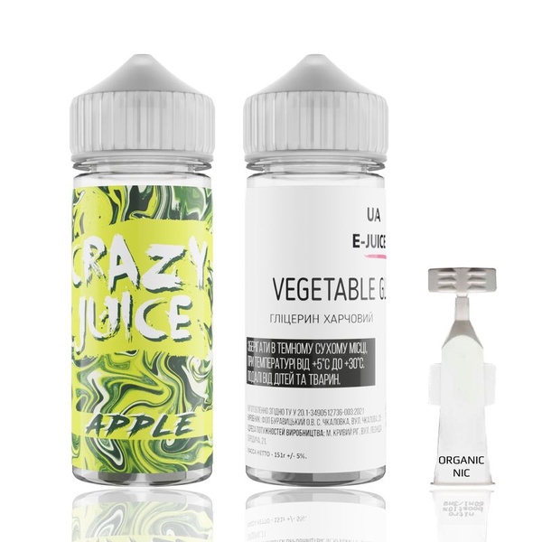 Набор Crazy Juice Apple, 120 мл