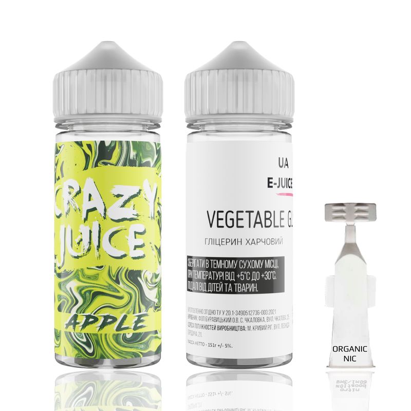 Набор Crazy Juice Apple, 120 мл