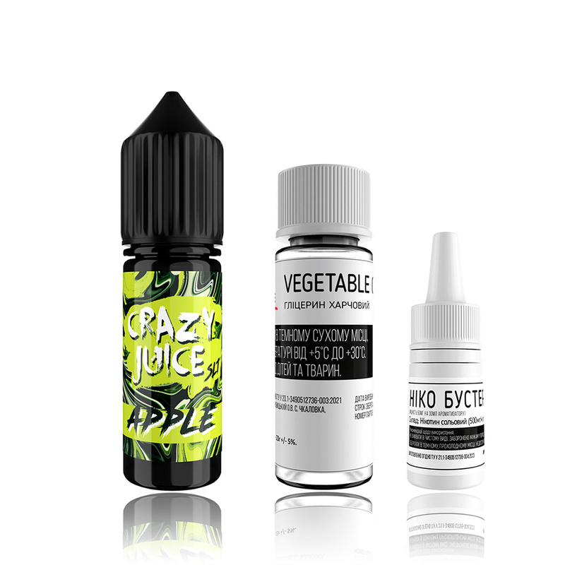 Набір Crazy Juice Apple, 15 мл