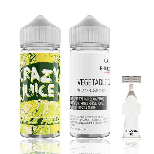 Набор Crazy Juice Apple Melon, 120 мл