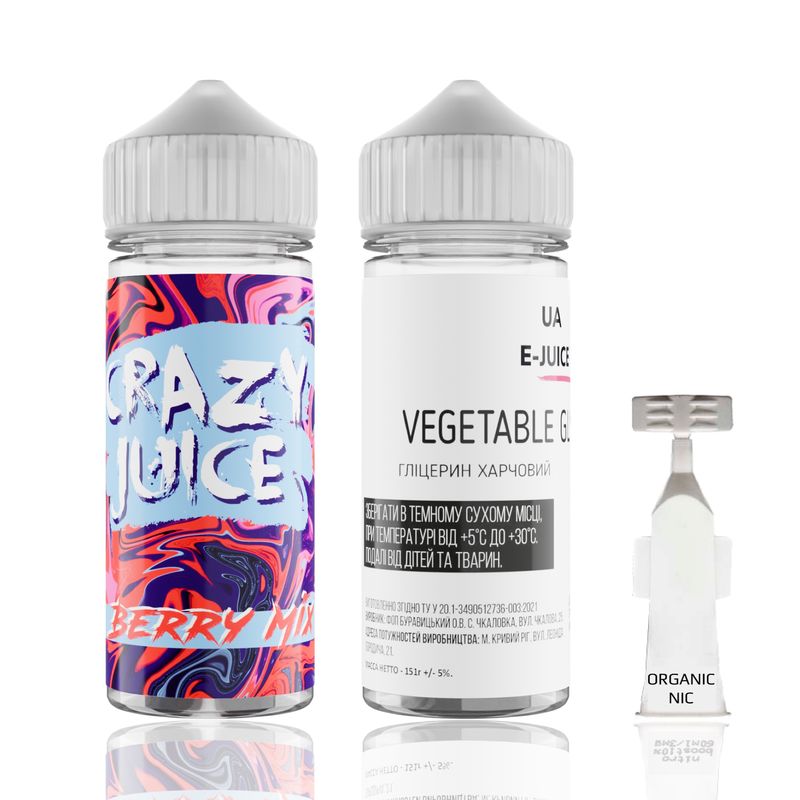 Набор Crazy Juice Berry Mix, 120 мл