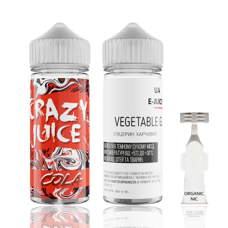 Набор Crazy Juice Cola, 120 мл