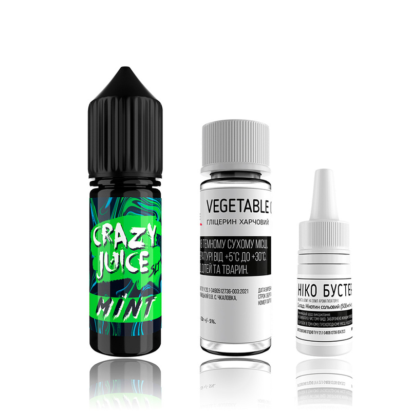 Набор Crazy Juice Mint , 15 мл