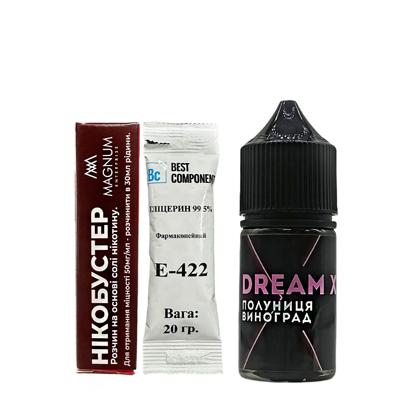 Набір Dream X Полуниця Виноград, 30 мл - 1