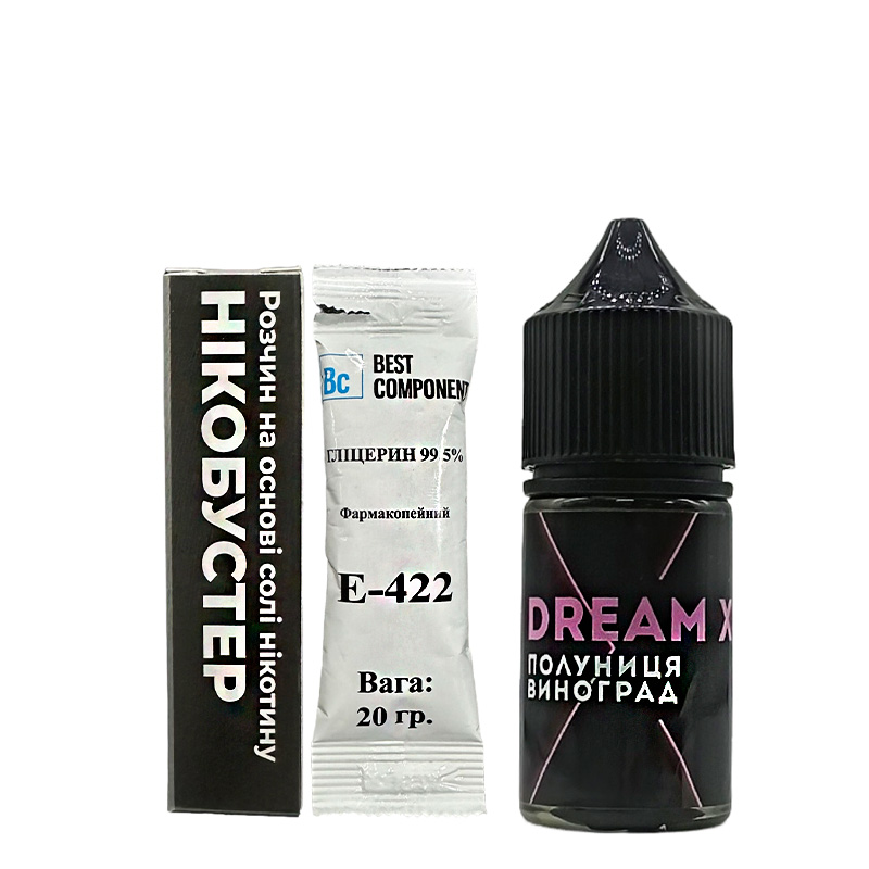 Набір Dream X Полуниця Виноград, 30 мл - 2