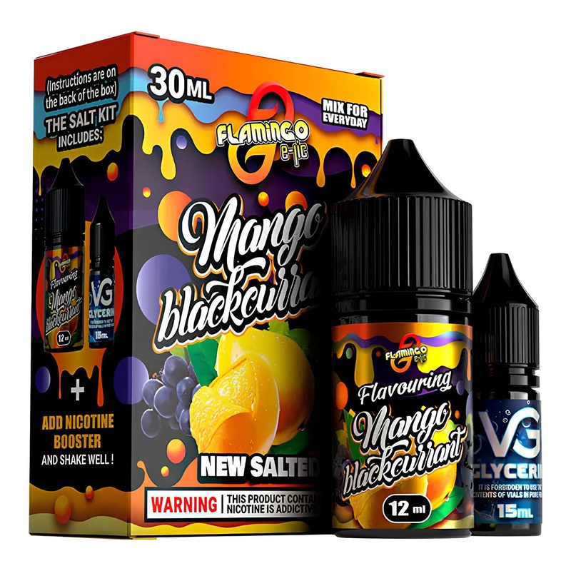 Набор Flamingo Mango Blackcurrant, 30 мл