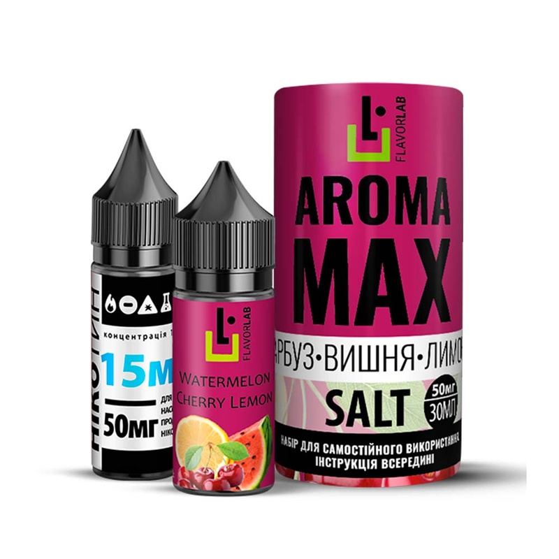 Набір Flavorlab Aroma MAX Кавун Вишня Лимон, 30 мл - 1