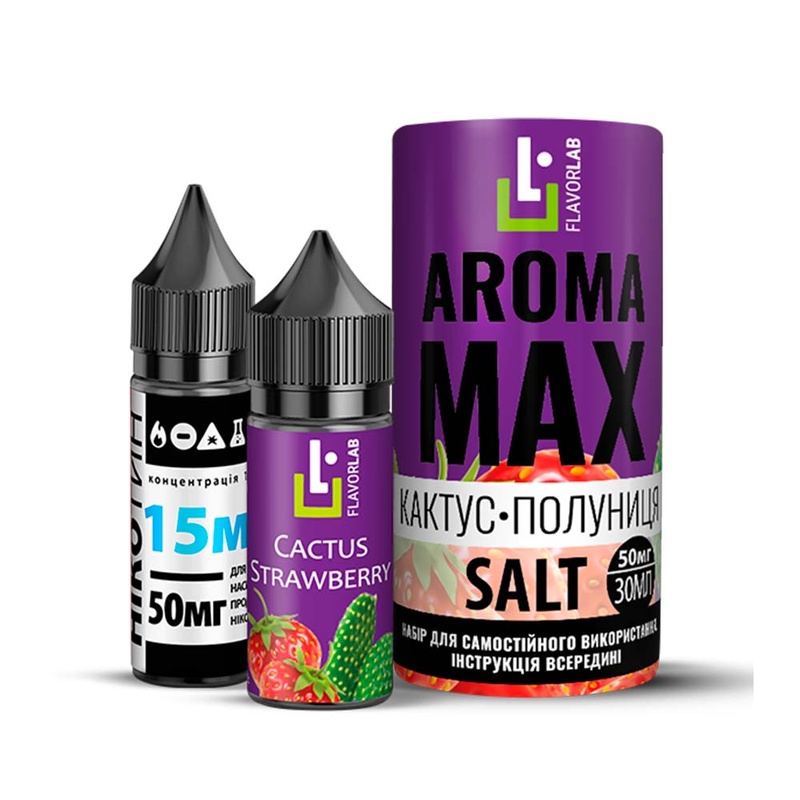 Набір Flavorlab Aroma MAX Кактус Полуниця, 30 мл - 1