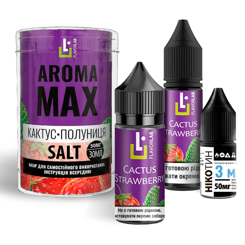 Набір Flavorlab Aroma MAX Кактус Полуниця, 30 мл
