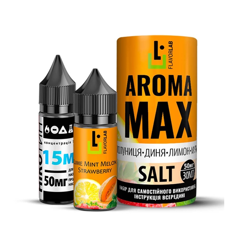 Набір Flavorlab Aroma MAX Полуниця Диня Лимон М'ята, 30 мл - 1