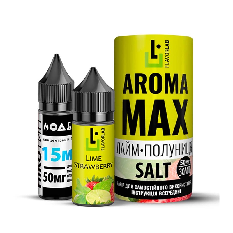 Набір Flavorlab Aroma MAX Лайм Полуниця, 30 мл - 1