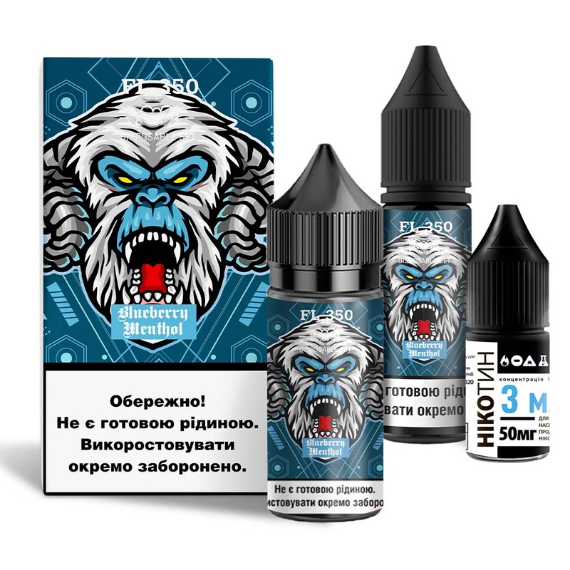 Набор Flavorlab FL350 Blueberry Menthol, 30 мл