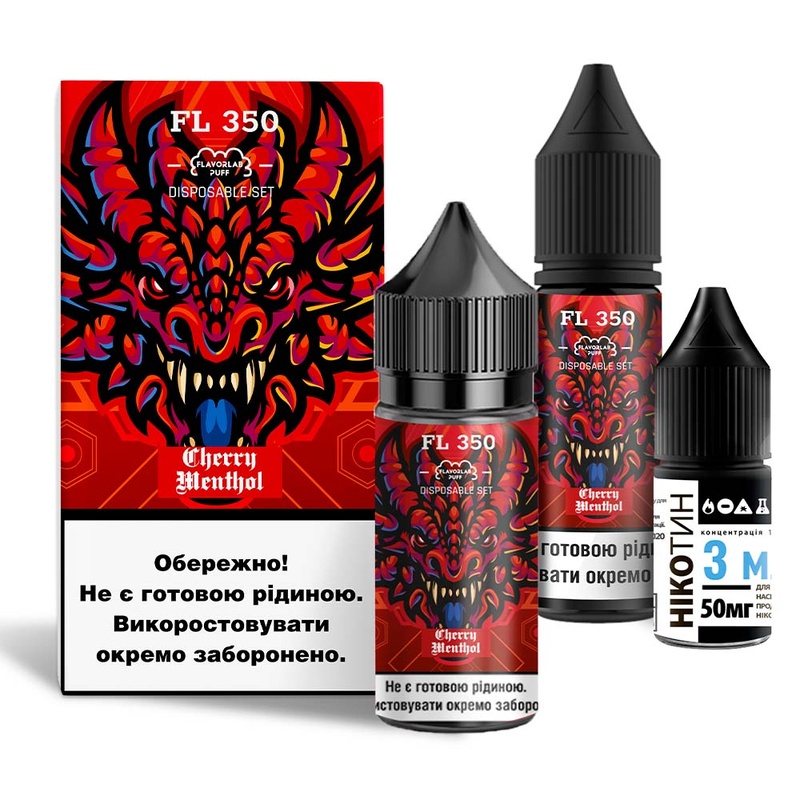 Набор Flavorlab FL350 Cherry Menthol, 30 мл