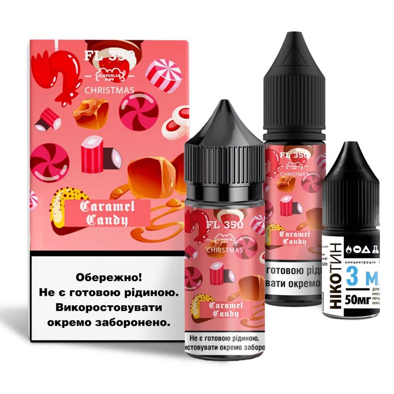 Набір Flavorlab FL350 Christmas Caramel candy, 30 мл